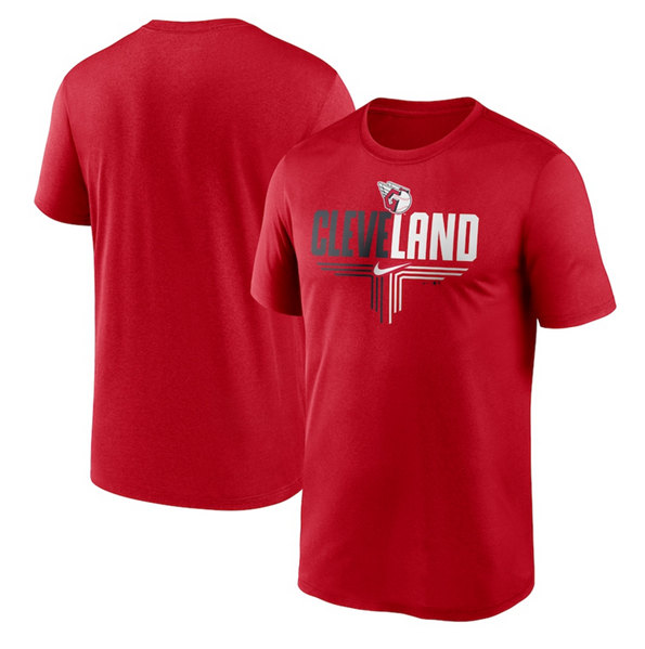 Men's Cleveland Guardians Red T-Shirt Men's Cleveland Guardians Red T-Shirt